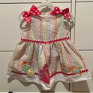 Seersucker Summer Dress